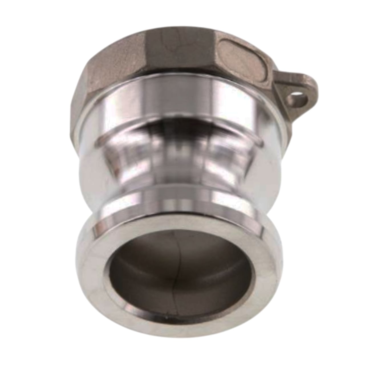 Kamlock Typ A - Vaterteil Edelstahl V2A (AISI 316) - 24,3 mm Stecker mit Innengewinde (IG) 1/2" Zoll DN 15 - PN 10 bar