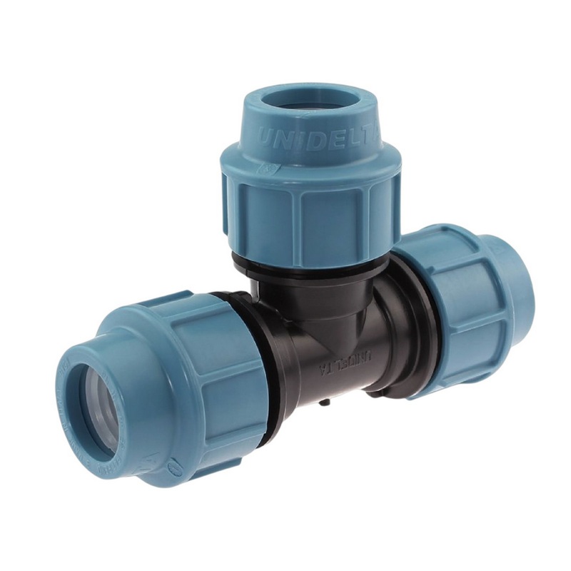 110 mm PE PP Fitting Klemm Verbinder Verschraubung Muffe Rohr Winkel 90° DVGW - Unidelta