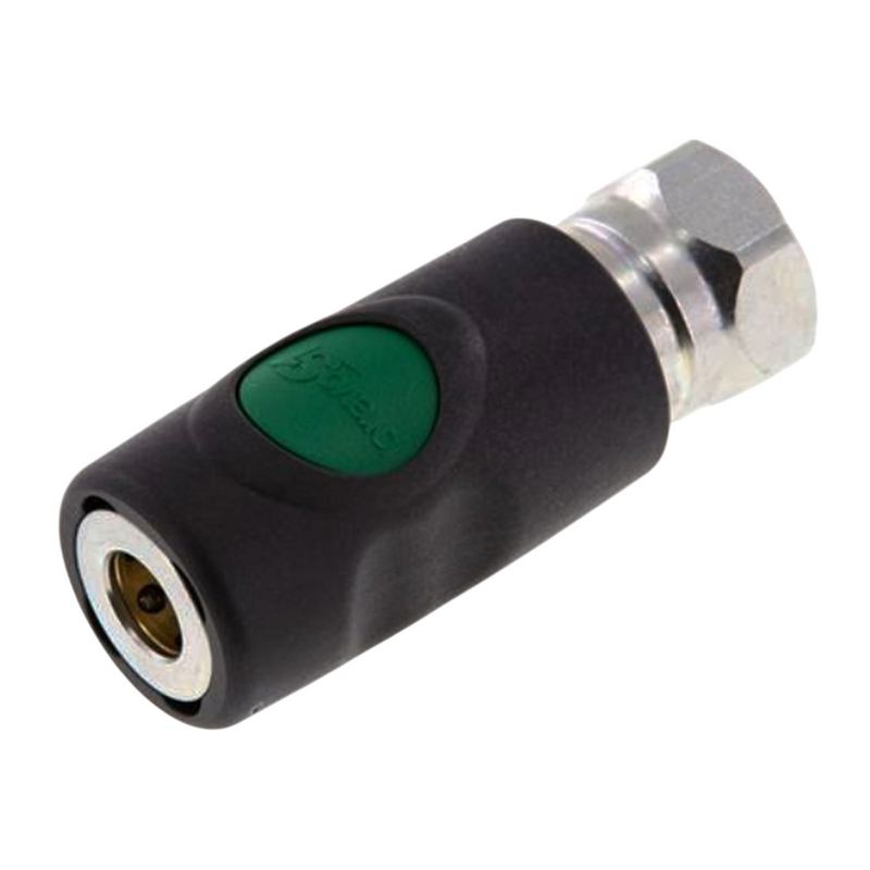 Druckluft Sicherheits Kupplung drehbar Kunststoff NW 7.2 Innengewinde IG 1/4" - PN 12 bar