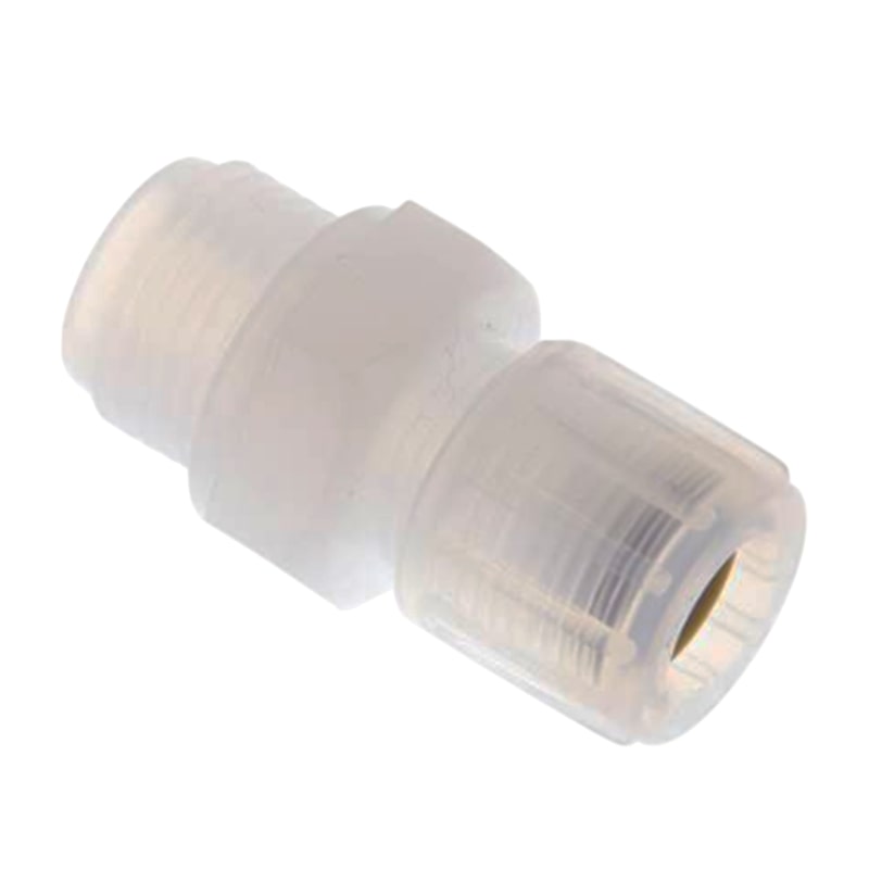 6 x 4 mm x 1/8" Kupplung Aussengewinde PFA Verschraubung PA PP Schlauch FDA - PN 10 bar