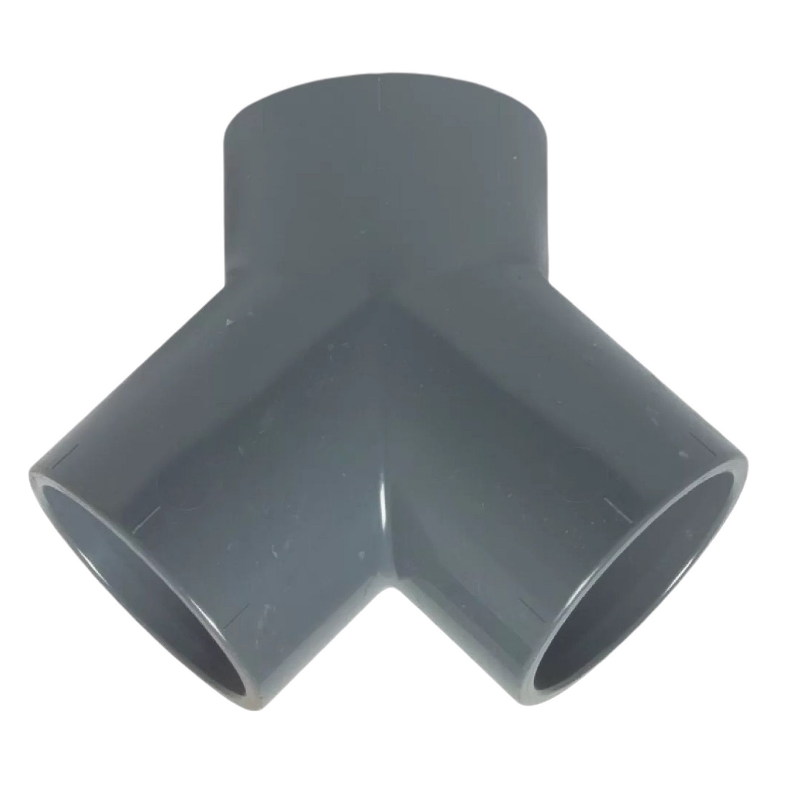 40 mm PVC Klebe Fitting Y-Stück 45° Winkel Muffe Verbinder - PN 10 bar