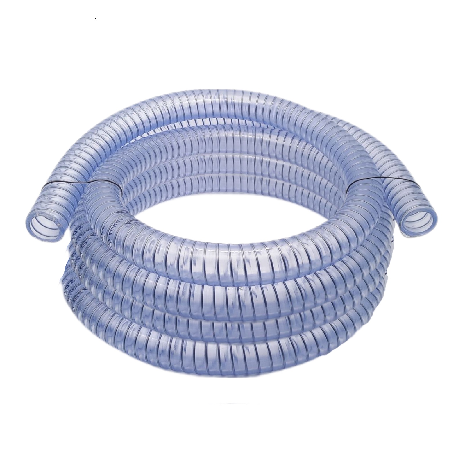 40 mm Saug Ansaug Druck Abwasser Pumpen Schlauch Stahlspirale transparent PN 3 bar