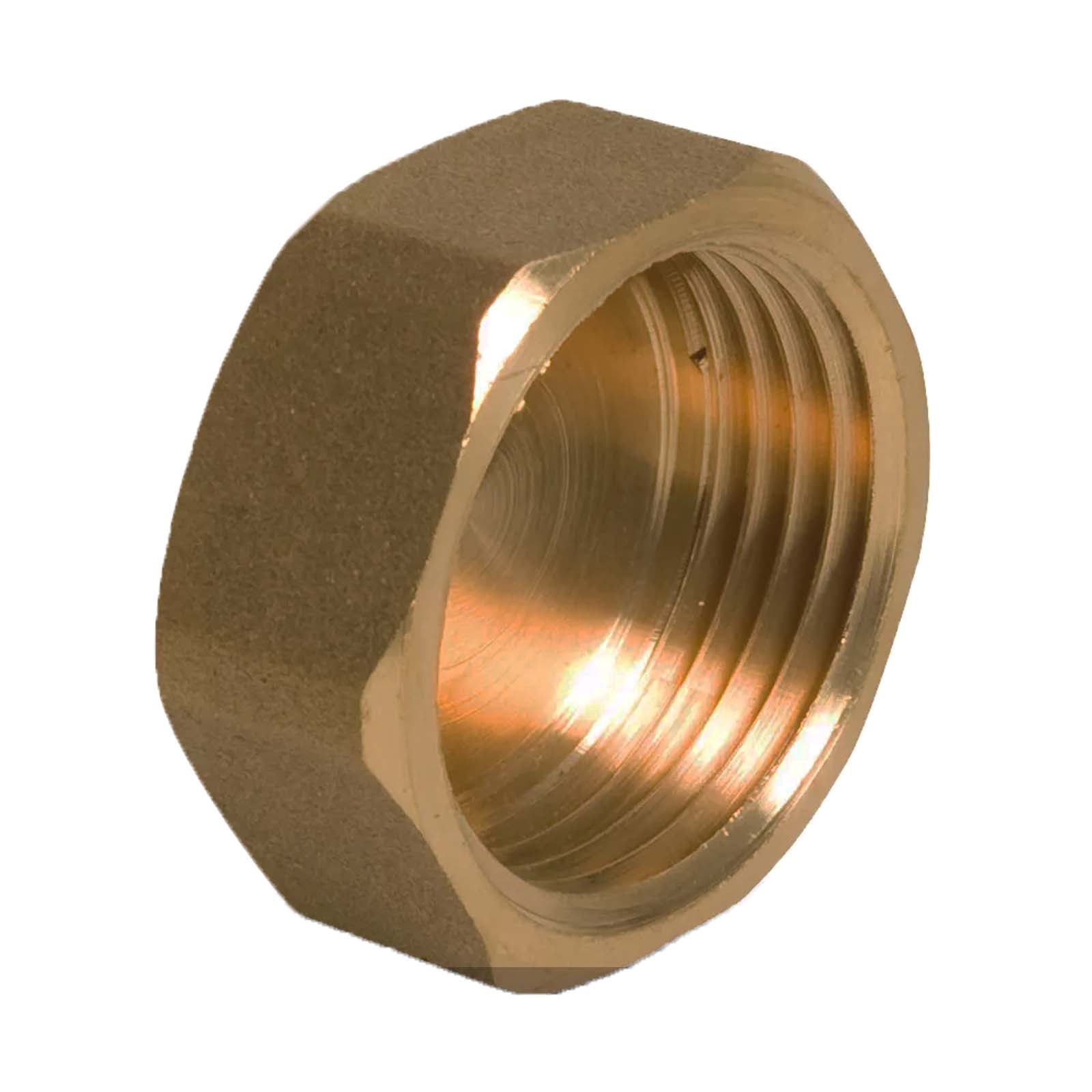 3/8" Endkappe Innengewinde IG Messing Fittings PN 30 bar