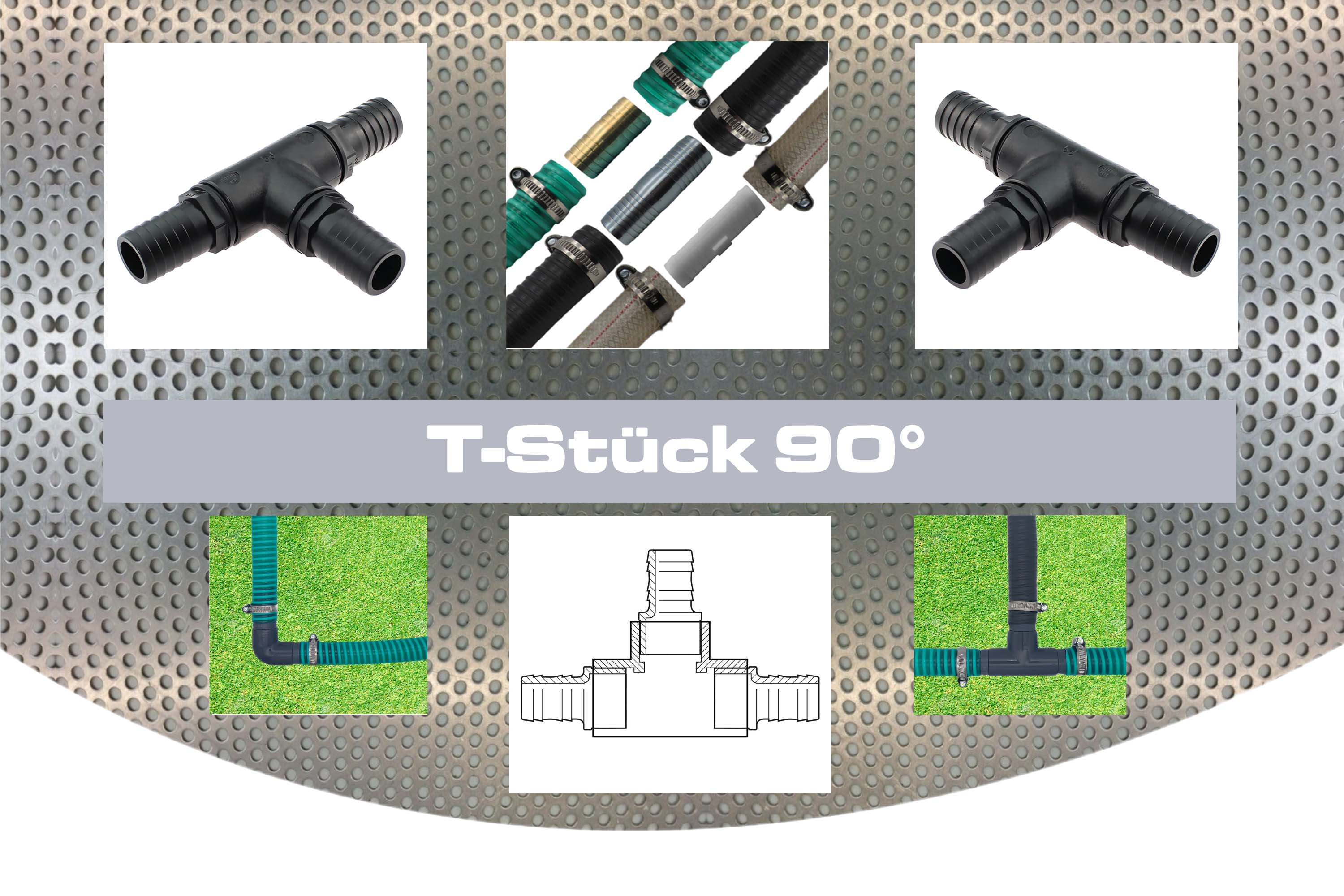 T-Stück 90° T-Stück 90°