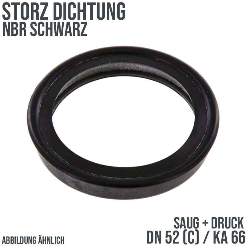 Dichtung STORZ  C DN 52 KA 66 Kupplung (Saug/Druck) NBR schwarz