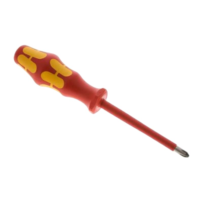 PH 1 x 80 mm VDE Phillips Kreuz Schlitz Schrauben Dreher Zieher - Wera Kraftform Plus 300