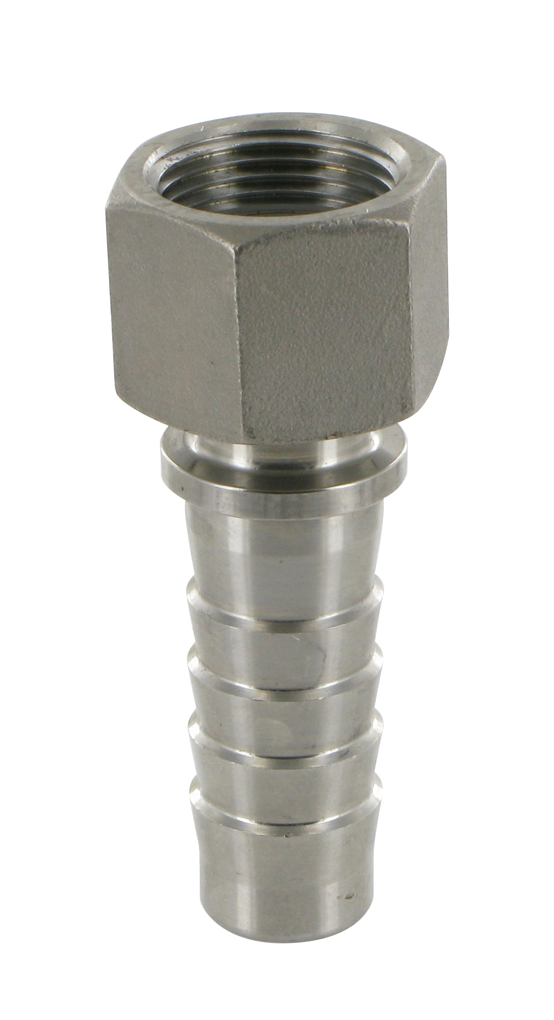 2" Dampfschlaucharmatur Innengewinde Sicherungsbund Edelstahl AISI 304 Stutzen Tülle 51 mm - PN 18 bar
