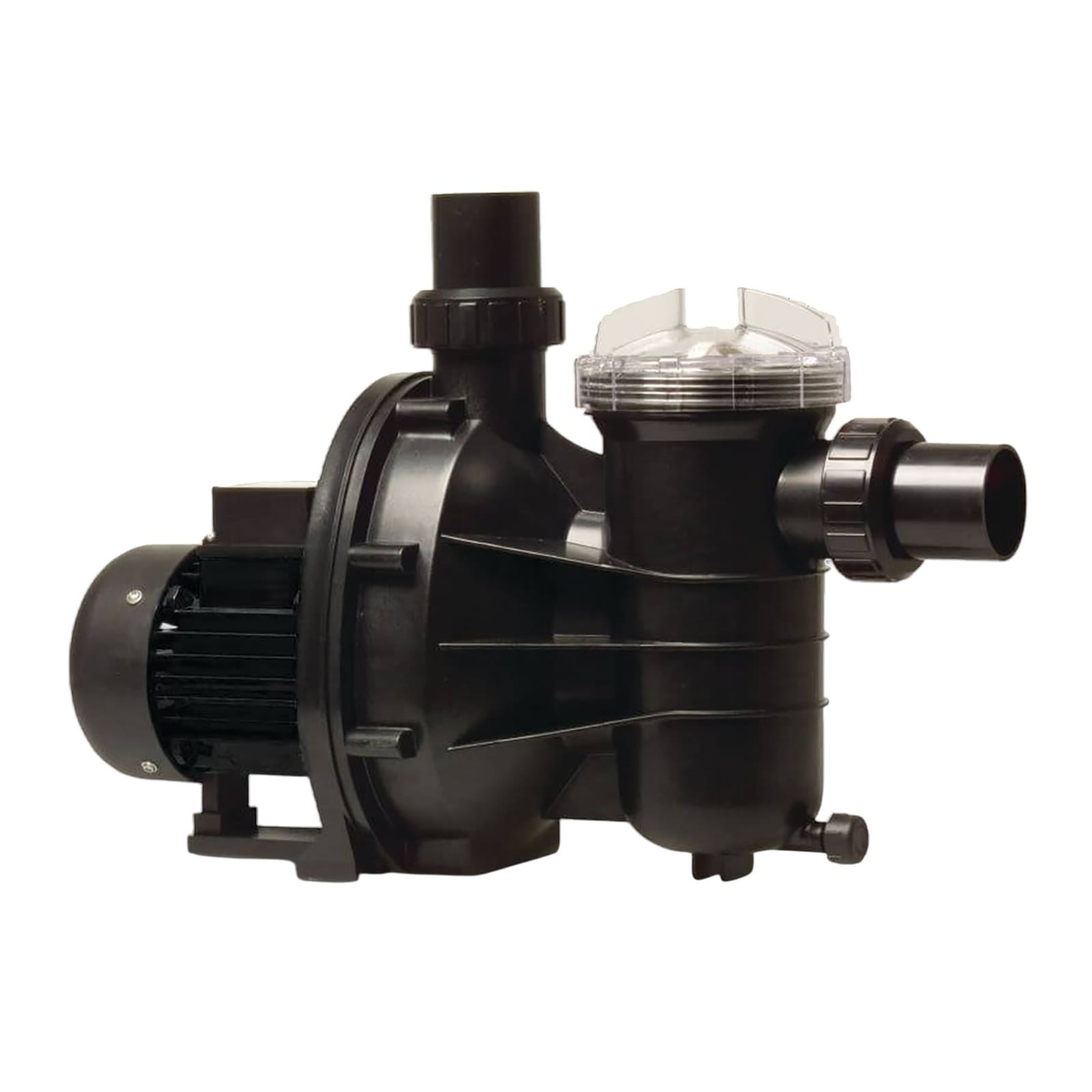 Schwimmbad Pool Pumpe SS075 3,5A 230VAC 50 mm 1 1/2" Anschluss Klebe Muffe RCD Stecker schwarz