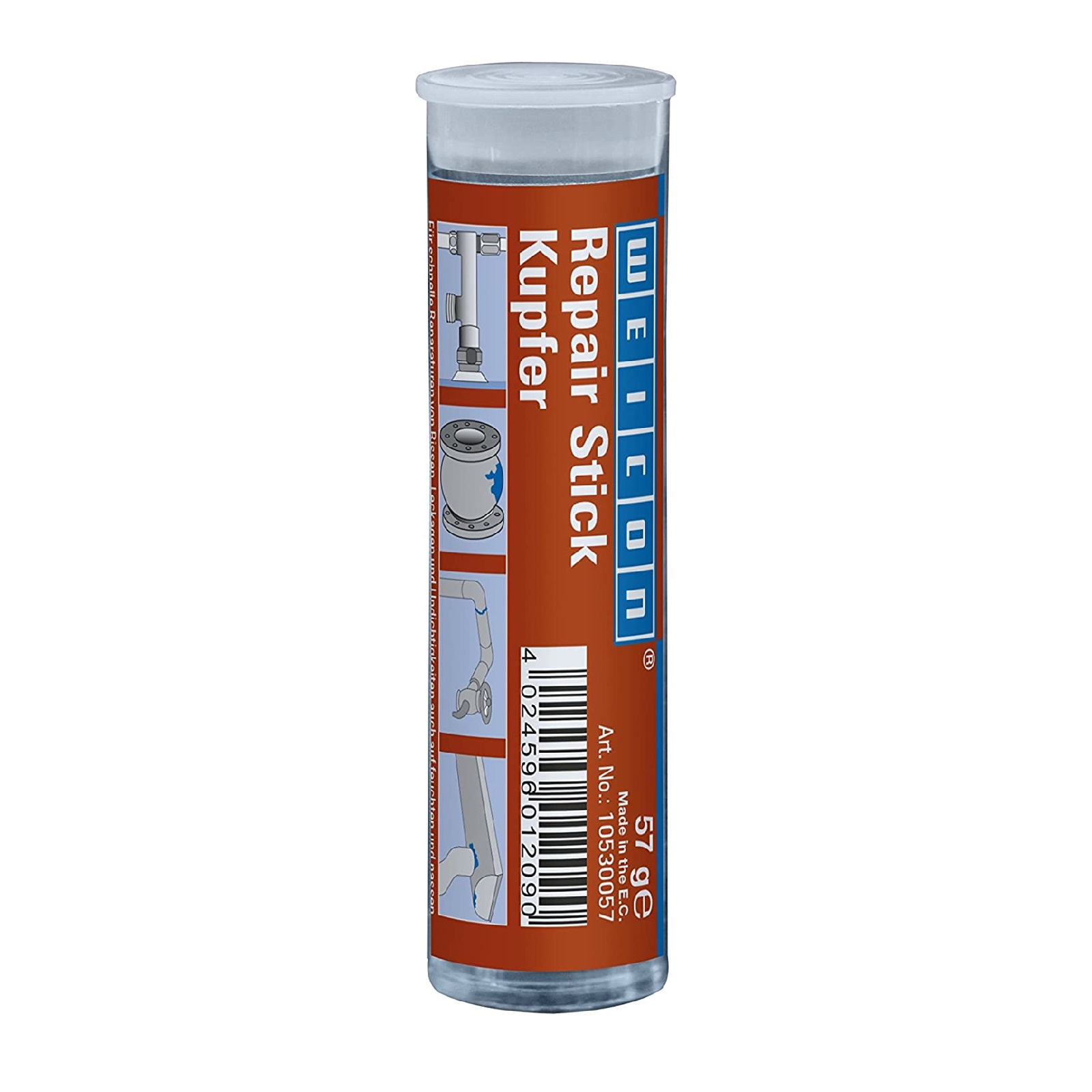 Repair Reparatur Stick Knete Epoxidharz Kupfer Trinkwasserzulassung schnellhärtend - 57 gr