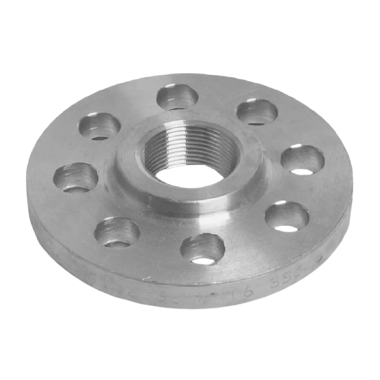 DN 100 x 100 x 4" Edelstahl Fitting V4A AISI 316 Gewindeflansch Innengewinde DIN 2566 - PN 16 bar