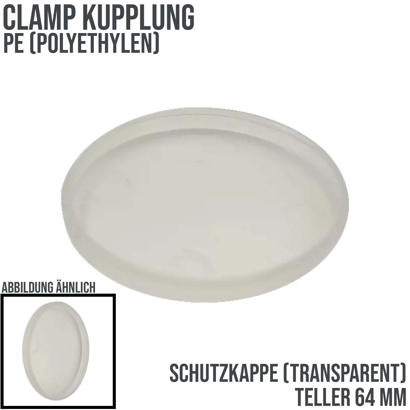 CLAMP System-Kupplungen in verschieden Ausführung und Durchmesser aus Edelstahl (AISI 304/316) finden sie in großer Auswahl in unserem Shop