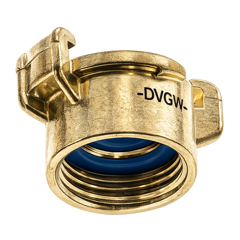 3/4" GEKA plus Schnell Kupplung Gewindestück Innengewinde IG Messing KTW-A DVGW - PN 40 bar