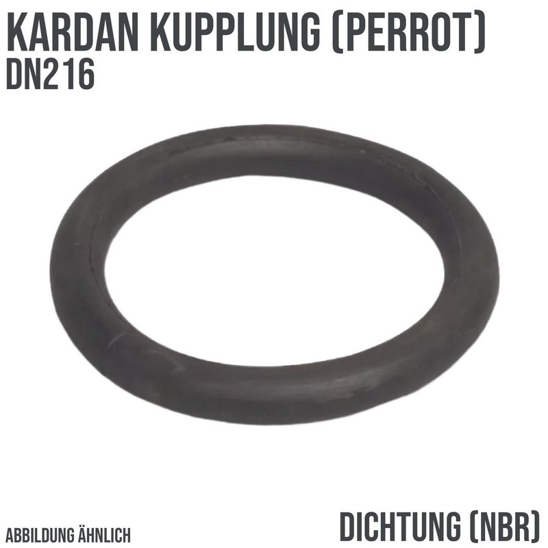 216 mm Kardan Perrot O-Ring Gummi Dichtung