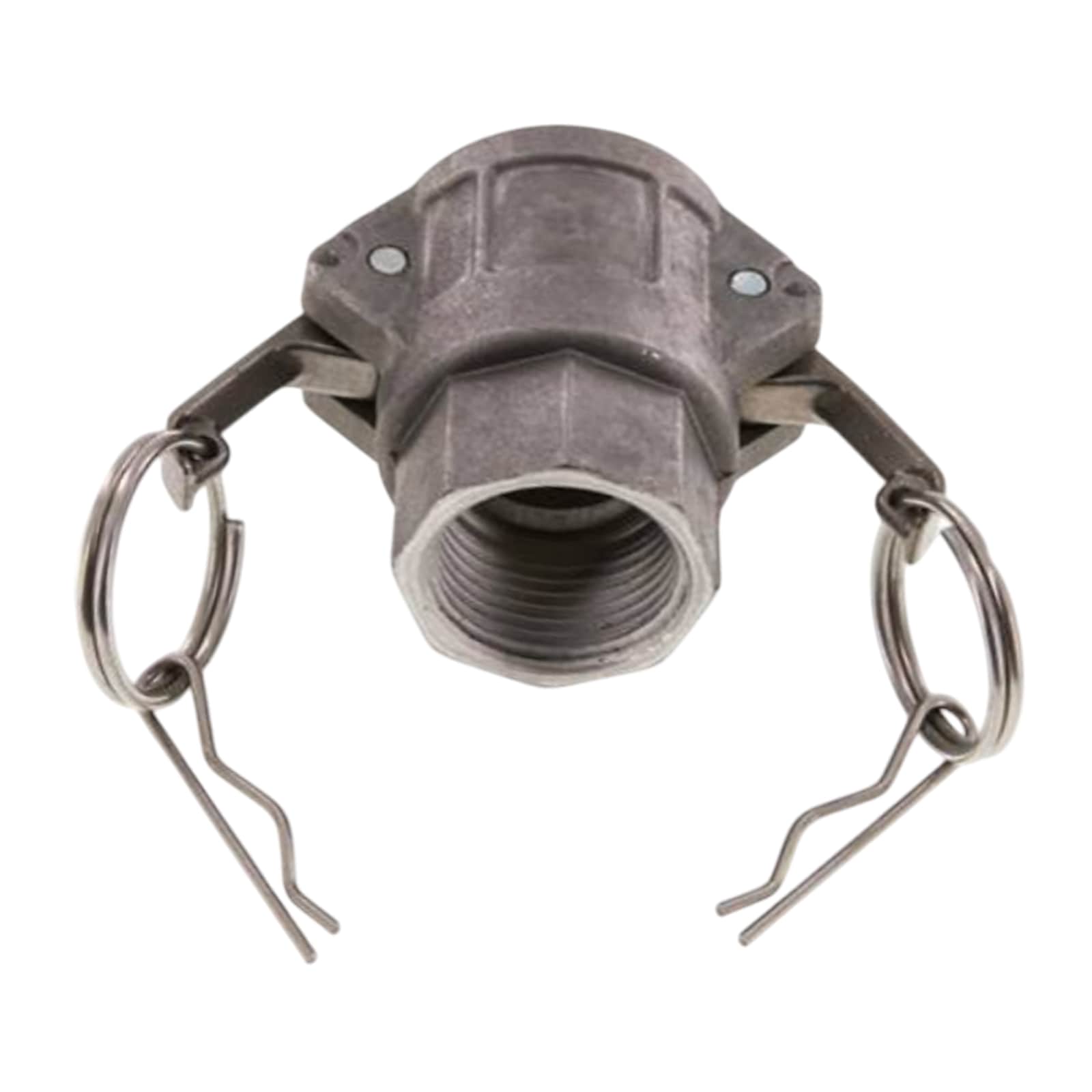Kamlock Typ D - Mutterteil Aluminium ALU mit Innengewinde (IG) für Stecker 32,1 mm - 3/4" Zoll DN19 DN20 - PN 10 bar