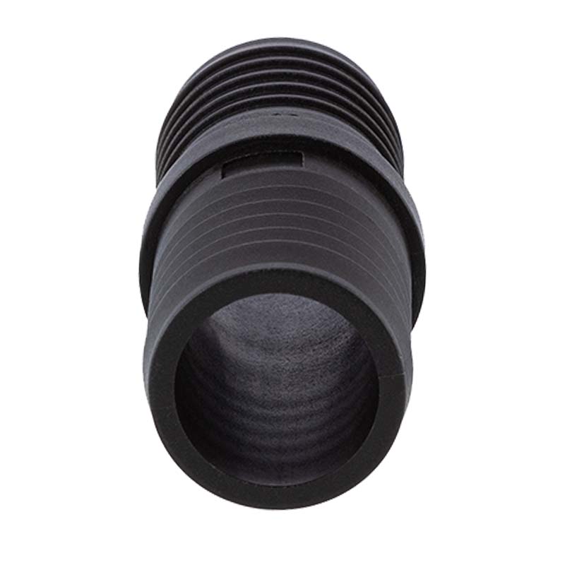 32 mm Schlauch Verbinder 2-fach Stutzen Tülle Pool Teich Garten PP schwarz - PN 6 bar