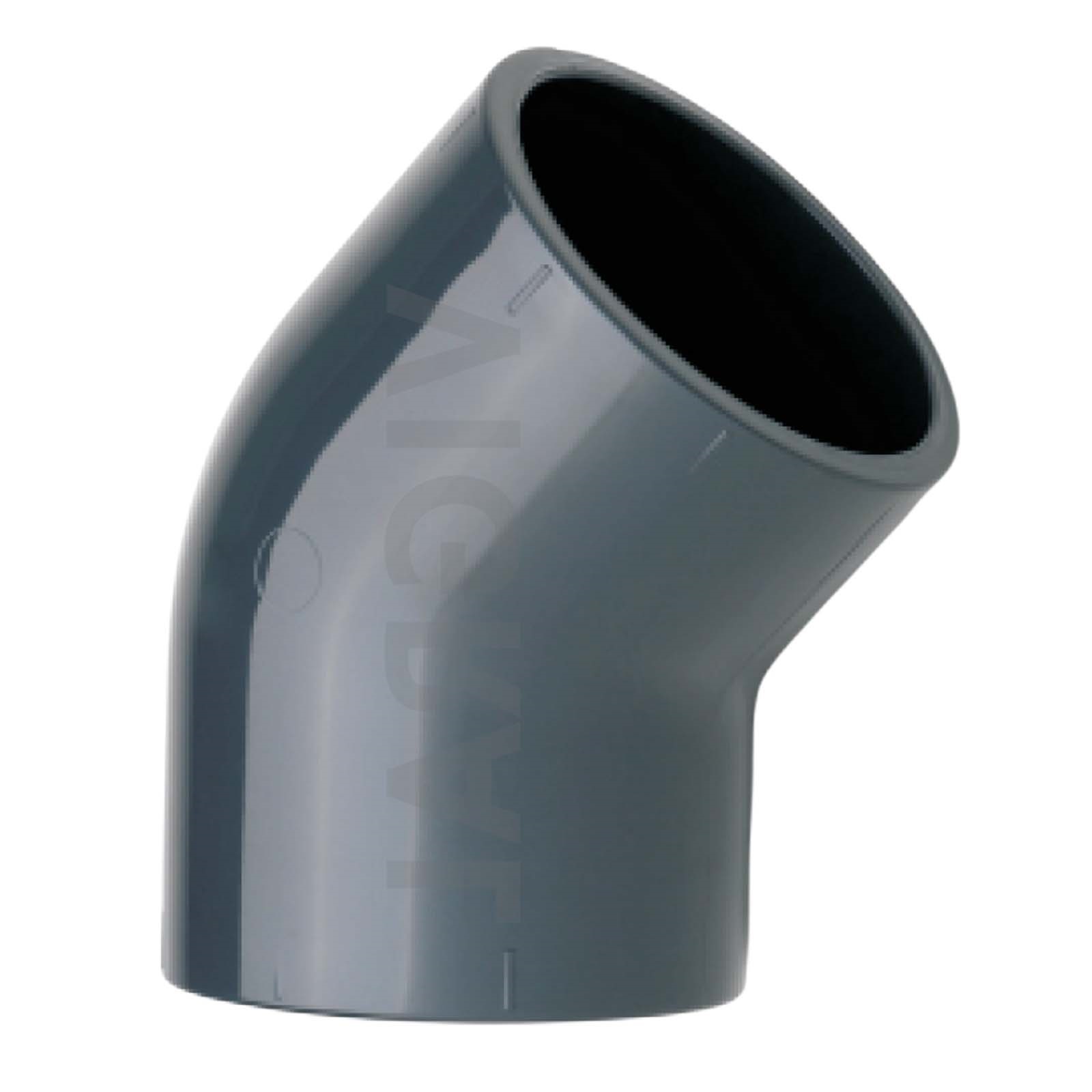 50 mm PVC Klebe Fittings Verrohrungspaket Pool Schwimmbad Schlauch FLEX (1 1/4") - 25 m - rot