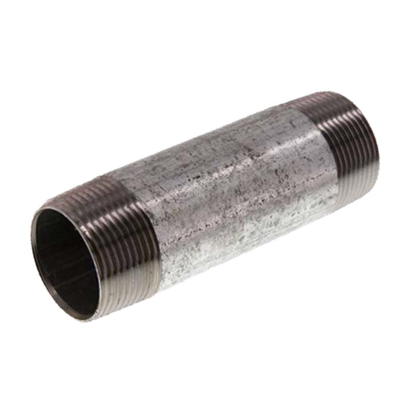 1/8" Rohrnippel Nr. 23 Stahl verzinkt 60 mm Außen x Außengewinde AG Fittings - PN 16 bar