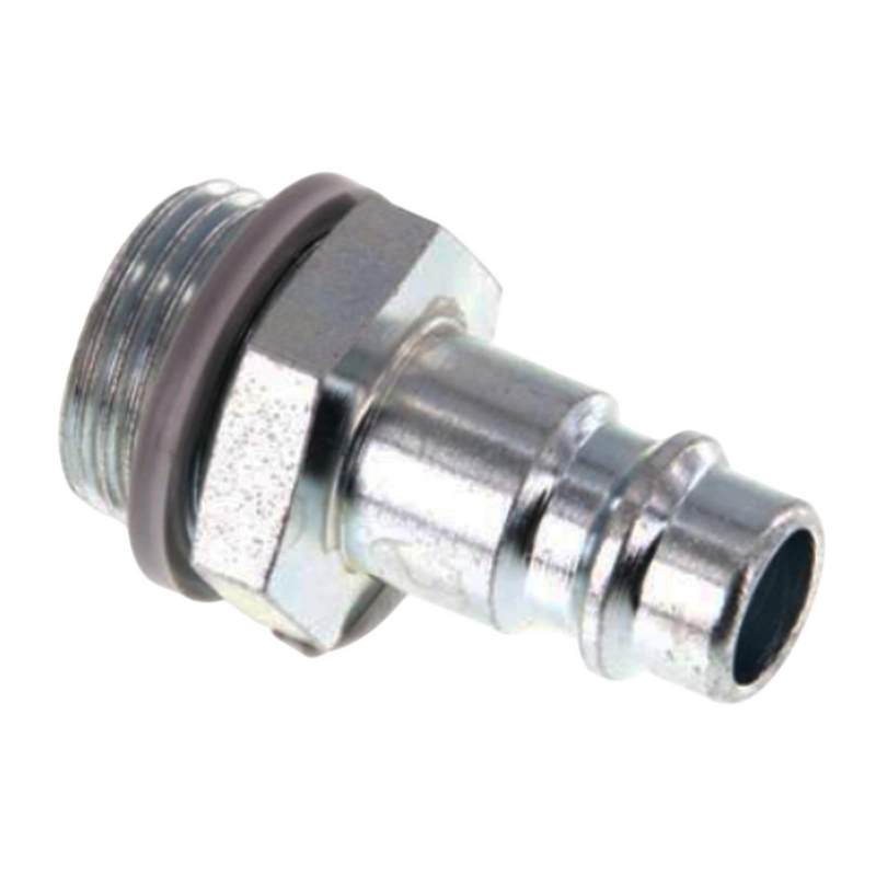 1/8" Druckluft Stecker Nippel Einsteck Anschluss Stahl verzinkt NW 7,2 mit Innengewinde AG - PN 35 bar