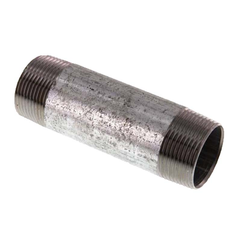 1/8" Rohrnippel Nr. 23 Stahl verzinkt 100 mm Außen x Außengewinde AG Fittings - PN 16 bar