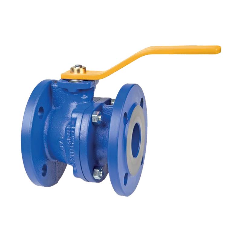 DN 200 Flansch Kugelhahn 2-teilig Gussgehäuse Kugel Messing DVGW Gas - PN 16 bar