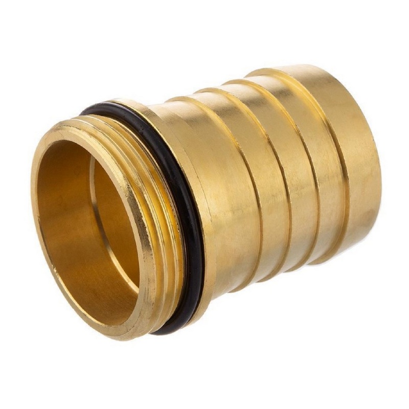 25 mm x 3/4" Zoll Schlauch Tülle Stutzen O-Ring Außengewinde AG Messing Fittings - PN 10 bar