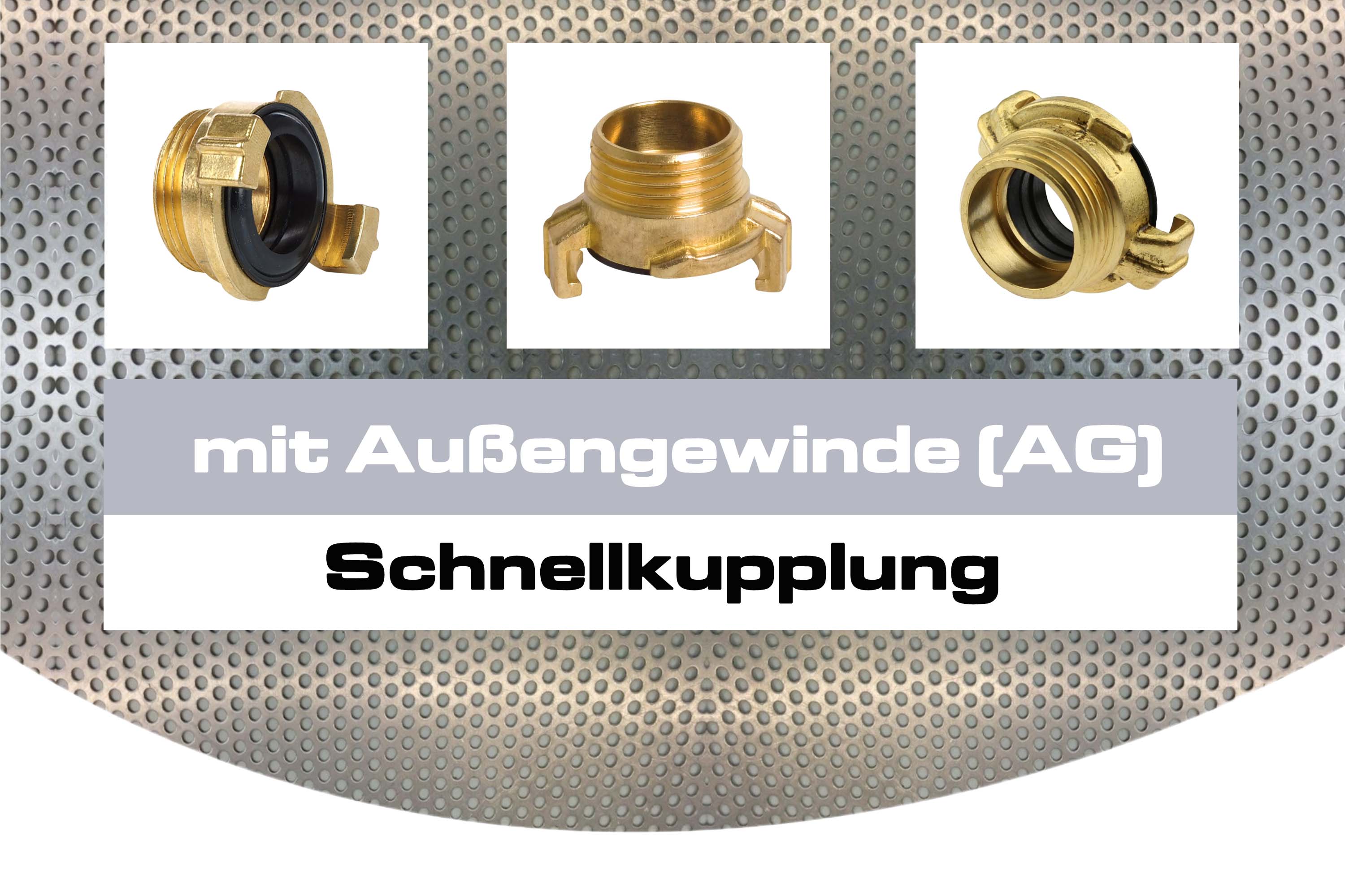 mit Außengewinde (AG)