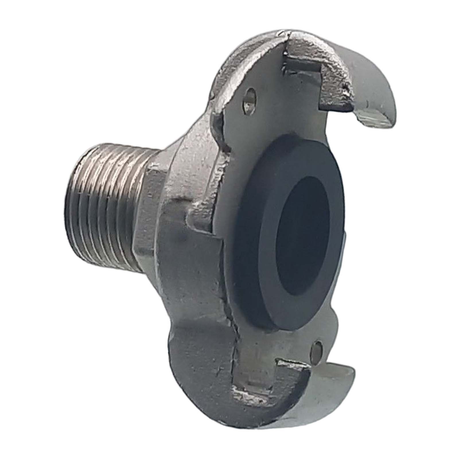 1/2" Klauen Kupplung Edelstahl AISI 304 European Type Abstand 42 mm Bohrung Außengewinde AG - PN 10 bar