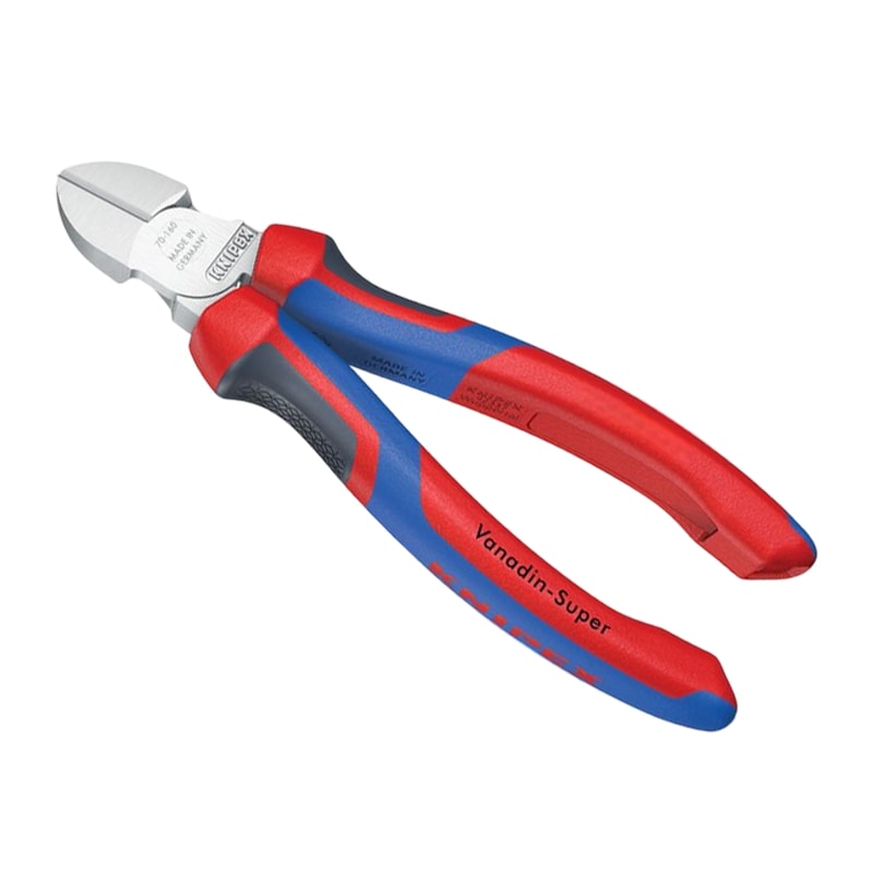 180 mm Seiten Schneider Zange verchromt 3K Griffe Knipex