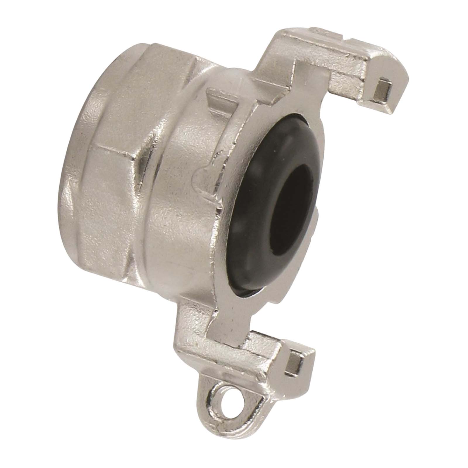 1/2" Pressluft Klauen Kupplung Express Edelstahl AISI 316 Abstand 41 mm BSPP Innengewinde IG - PN 10 bar