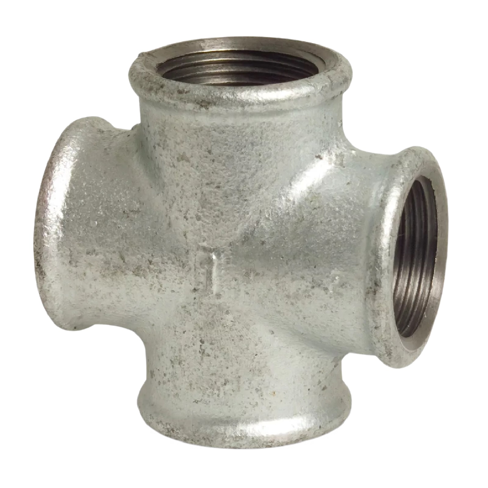 3/8" Gusseisen Temperguss Fitting Kreuzstück Innengewinde IG DVGW PN 25 bar