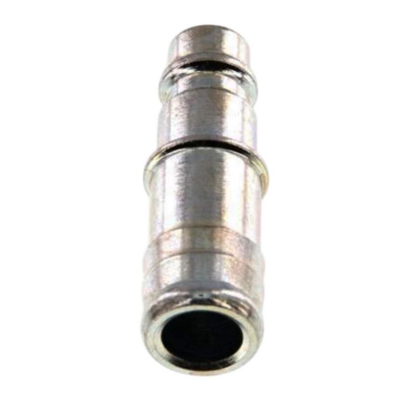 8 mm Druckluft Stecker Nippel Einsteck Schlauch Tülle Stahl verzinkt NW 7,2 LW - PN 35 bar