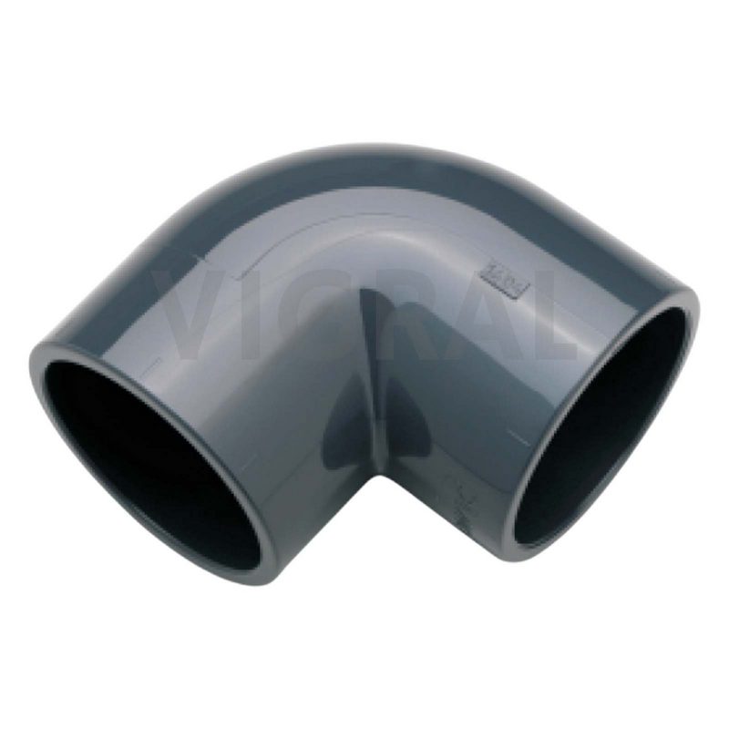 400 mm PVC Klebe Fitting Winkel 90° Muffe Verbinder - PN 10 bar