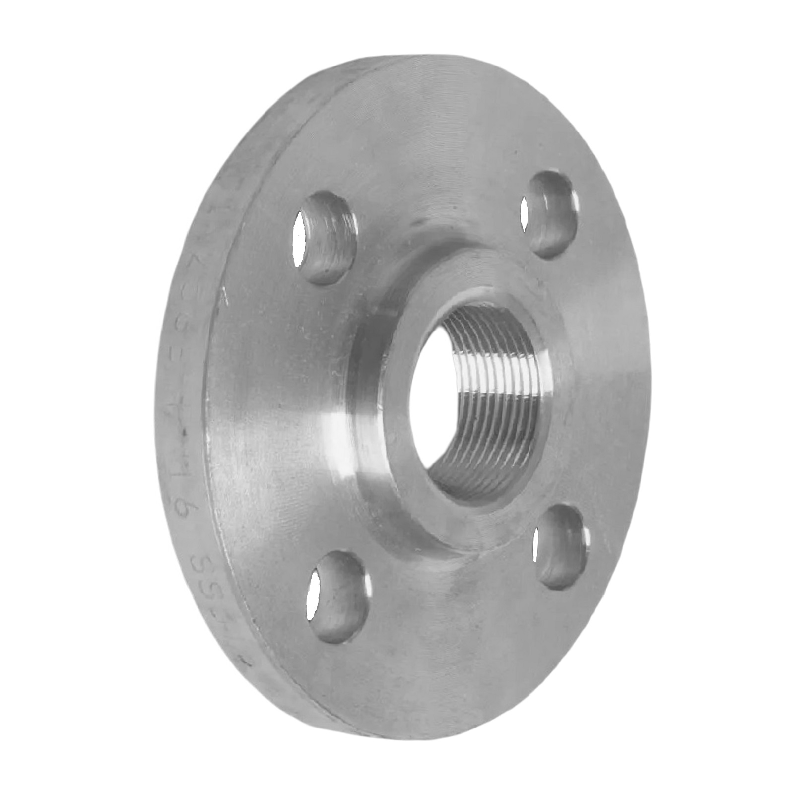 DN 50 x 50 x 2" Edelstahl Fitting V4A AISI 316 Gewindeflansch Innengewinde DIN 2566 - PN 16 bar
