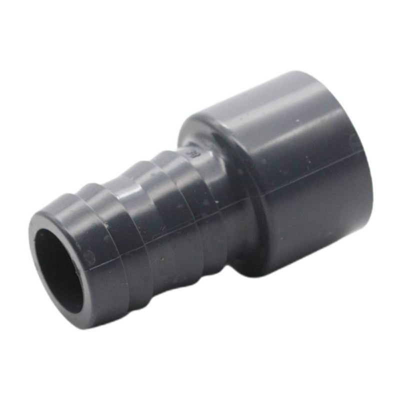 2er Set - PVC-U Schlauchverbinder - Klebestutzen DN 50 -> Schlauchtülle 38 mm.