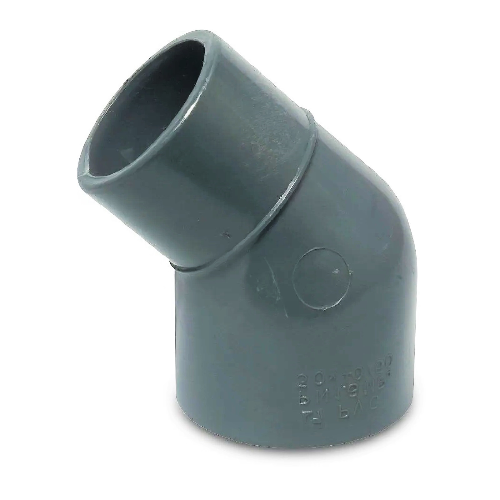 40 mm PVC Klebe Fitting Winkel 45° reduziert 40 x 40/32 mm Muffe Verbinder - PN 10 bar