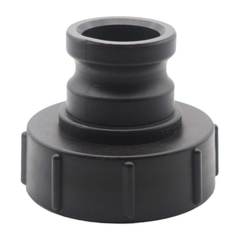 S100 x 8 IBC Adapter auf Kamlok Vaterteil DN50 (63,0mm) PP Polypropylen Container Tank Zubehör