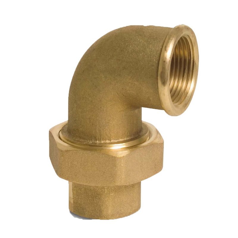 2" Winkelverschraubung 90° Nr. 96 Innen x Innengewinde IG Messing Fittings PN 40 bar