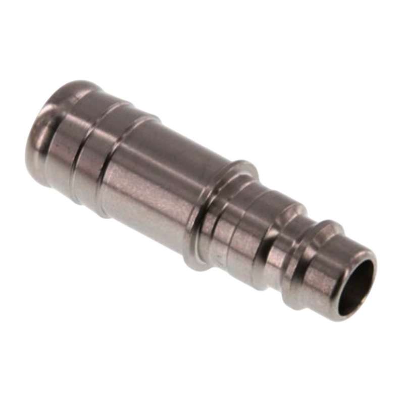 10 mm Druckluft Stecker Nippel Einsteck Schlauch Tülle Edelstahl NW 7,2 LW - PN 35 bar