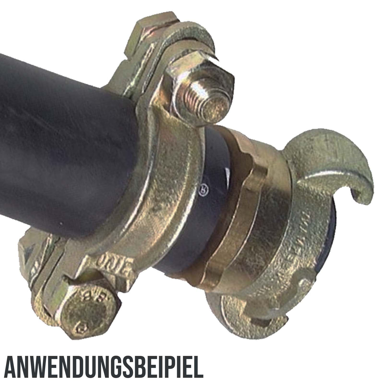 32 - 40 mm Schlauchklemme Klauen Kupplung lose Zugen DIN 200039 Stahl verzinkt