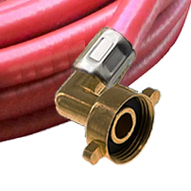 25 m Heizungs Füll Wasser Heizkörper Radiator Sanitär Schlauch rot - 3/4" Gerade/Winkel Anschluss - PN 8 bar