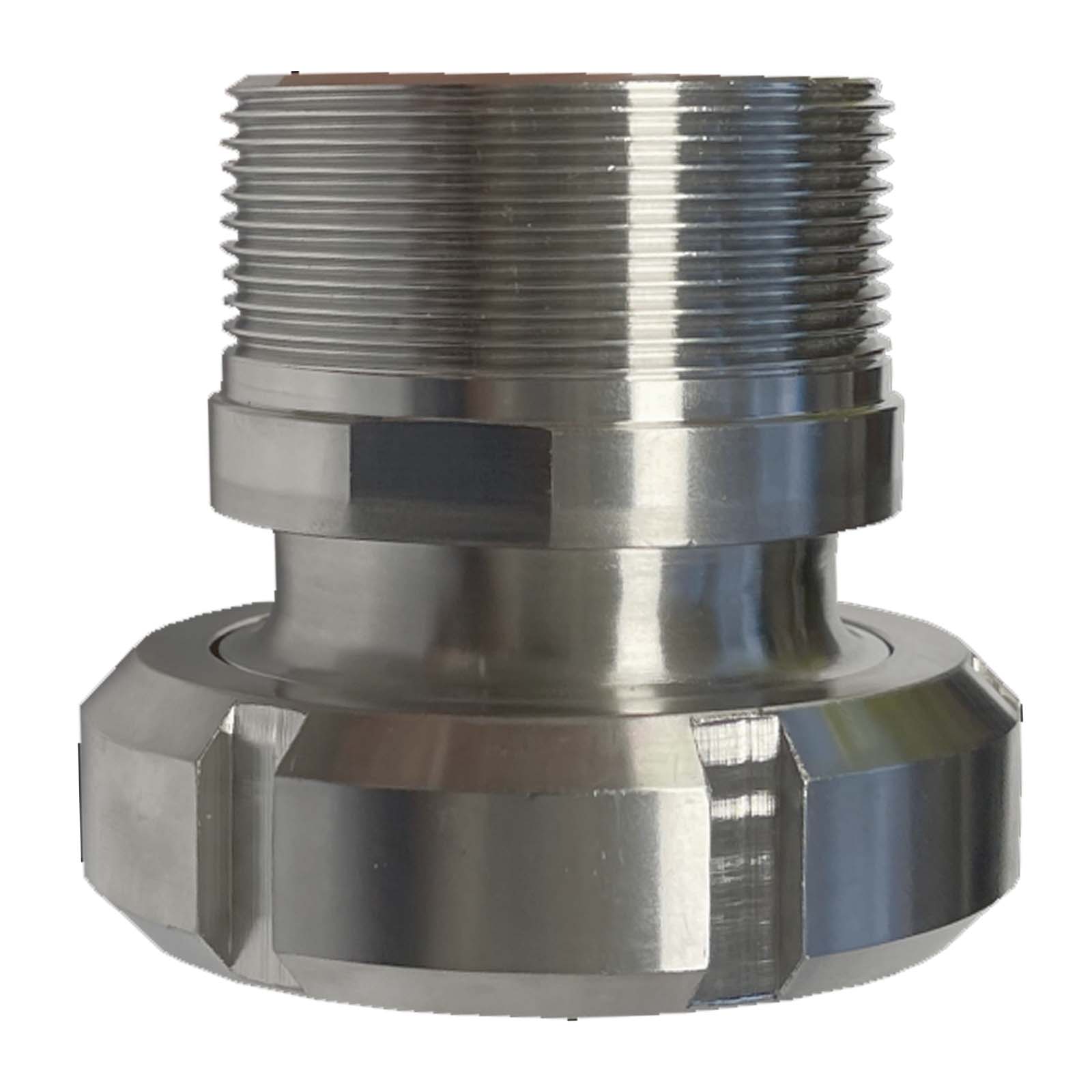 DN 76 SMS Kupplung 1145 Mutterteil MT ÜWM Außengewinde BSPP 3" Zoll - PN 25 bar