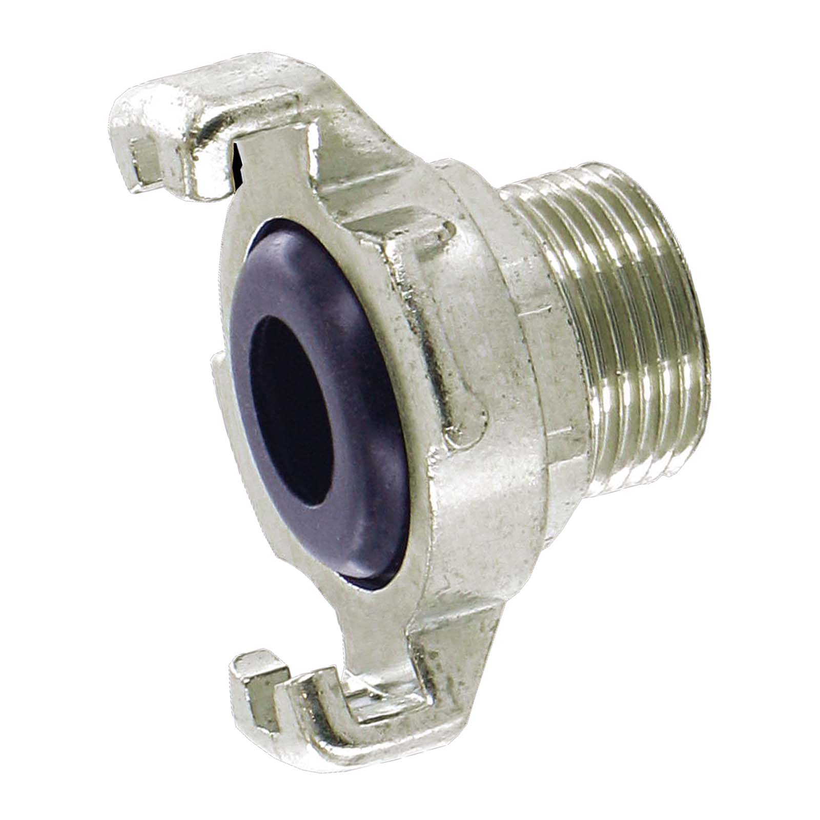 3/4" Pressluft Klauen Kupplung Express Edelstahl AISI 316 Abstand 41 mm BSPP Außengewinde AG - PN 10 bar