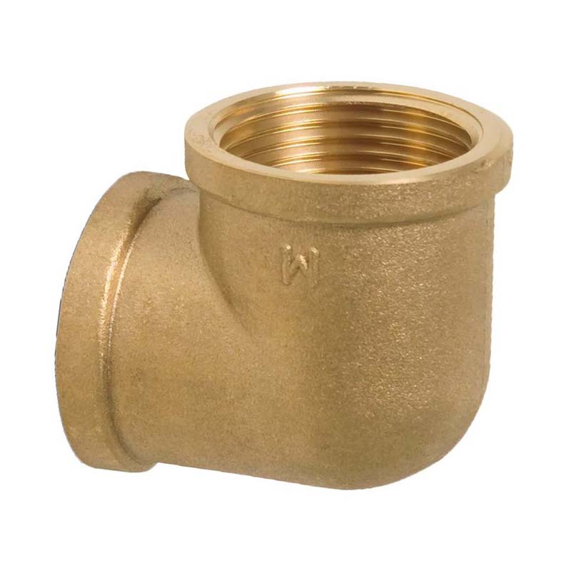 1/2" x 3/4" Winkel 90° Nr. 90 Innen x Innengewinde IG Messing Fittings PN 20 bar