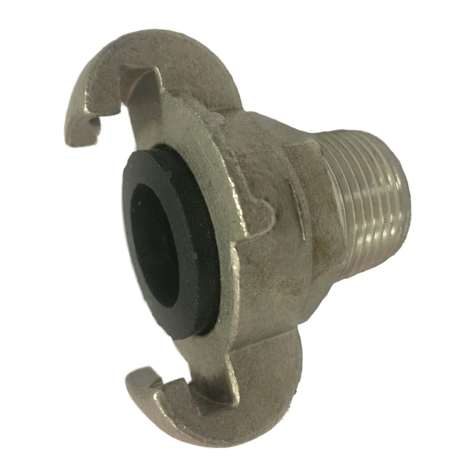 1/2" Klauen Kupplung Edelstahl AISI 304 European Type Abstand 42 mm Außengewinde AG - PN 10 bar