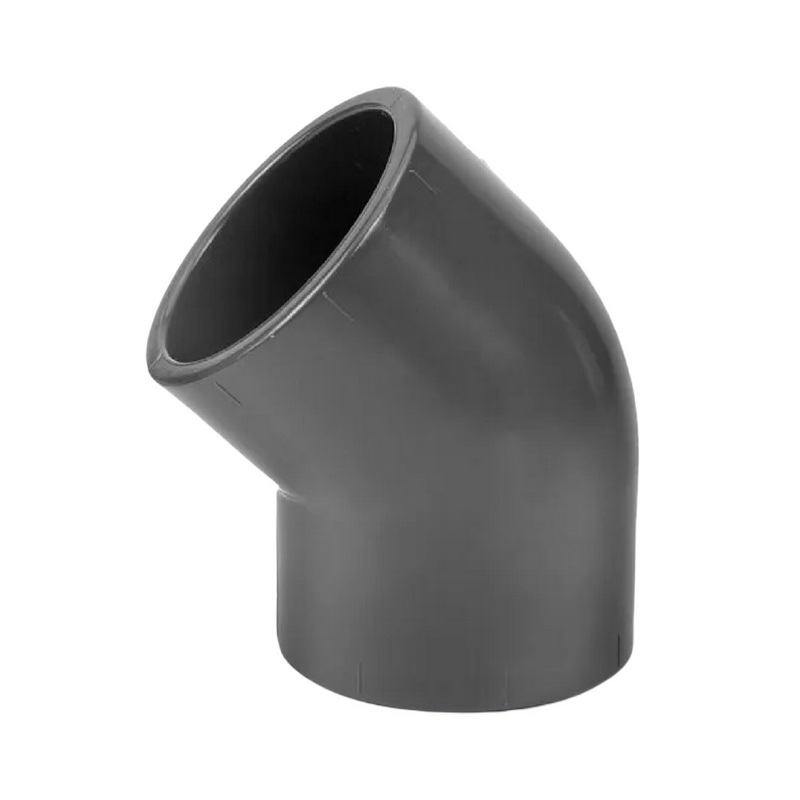 250 mm VDL PVC Klebe Fitting Winkel 45° Muffe Verbinder - PN 10 bar