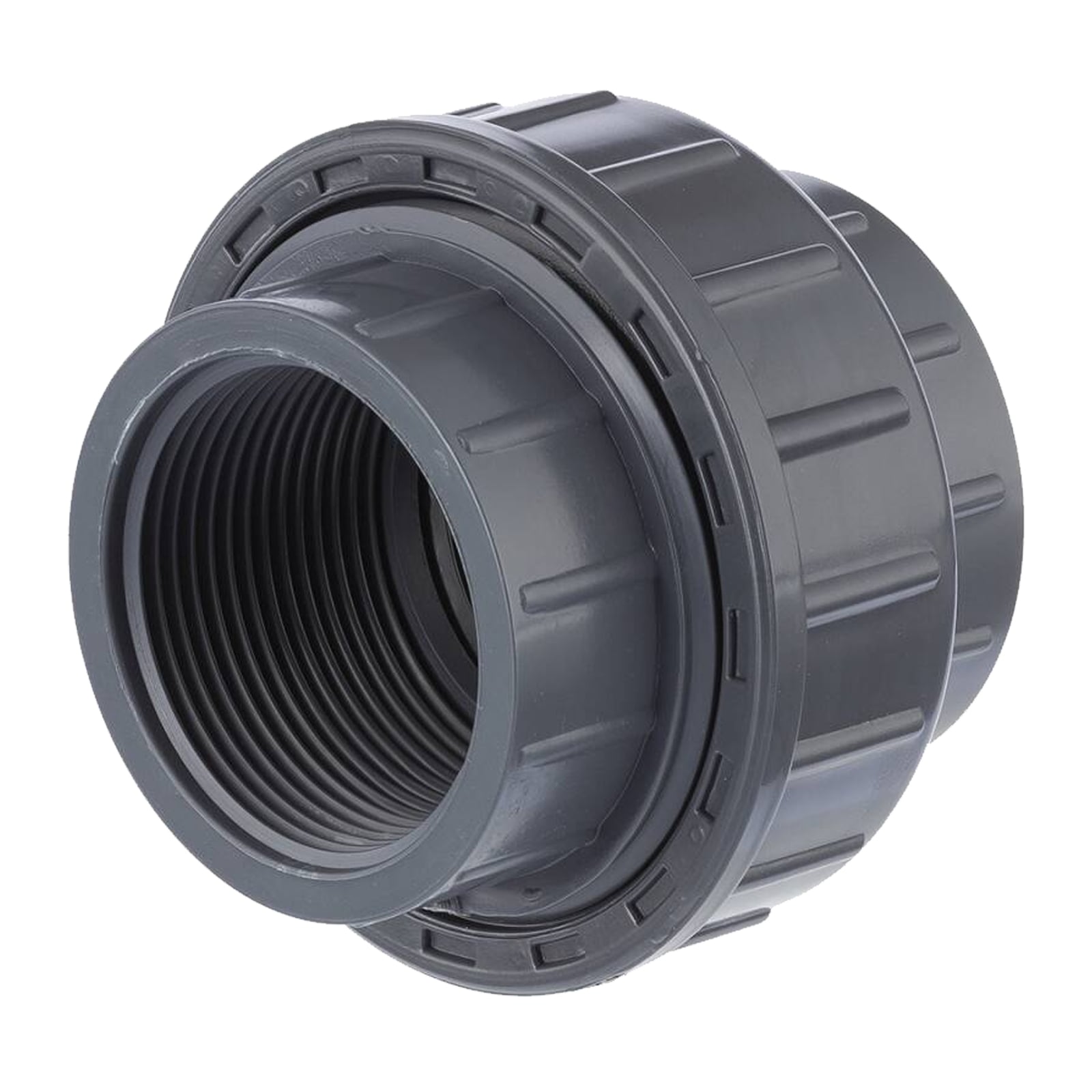 4" PVC Fitting Verschraubung 2-fach Innen Gewinde Verbinder - PN 10 bar