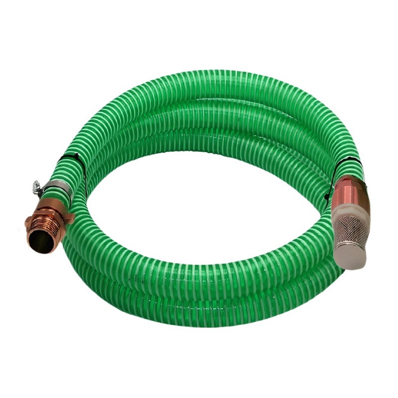 32 mm 1 1/4" Zoll Ansaug Saug Schlauch Pumpen Garnitur vario Anschluss grün - 25 m