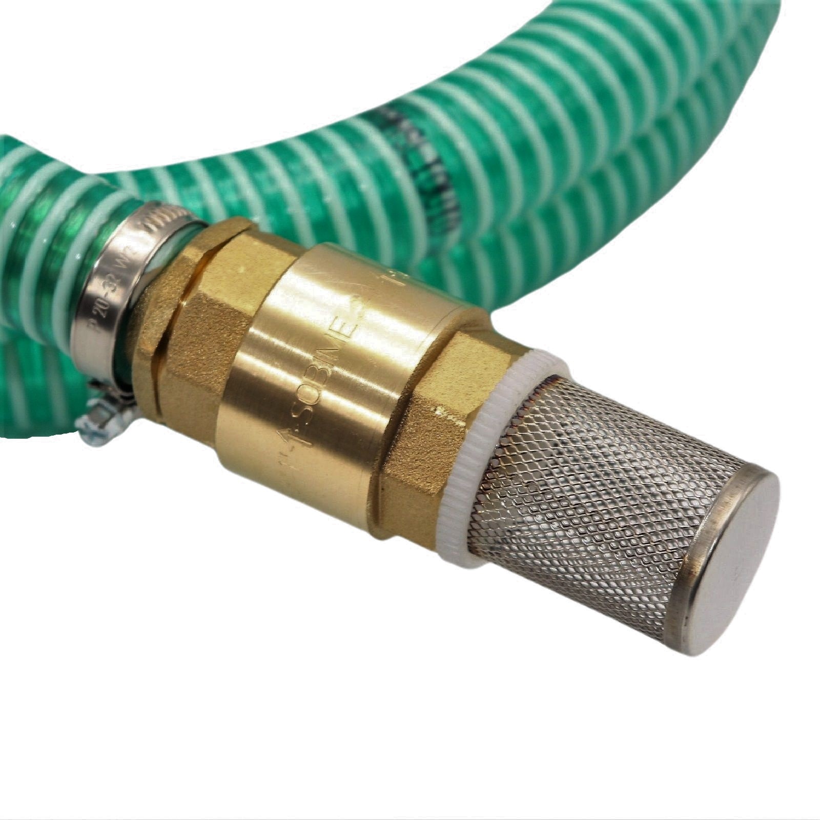 32 mm 1 1/4" Zoll Ansaug Saug Schlauch Pumpen Garnitur STORZ C Kupplung grün - 25 m