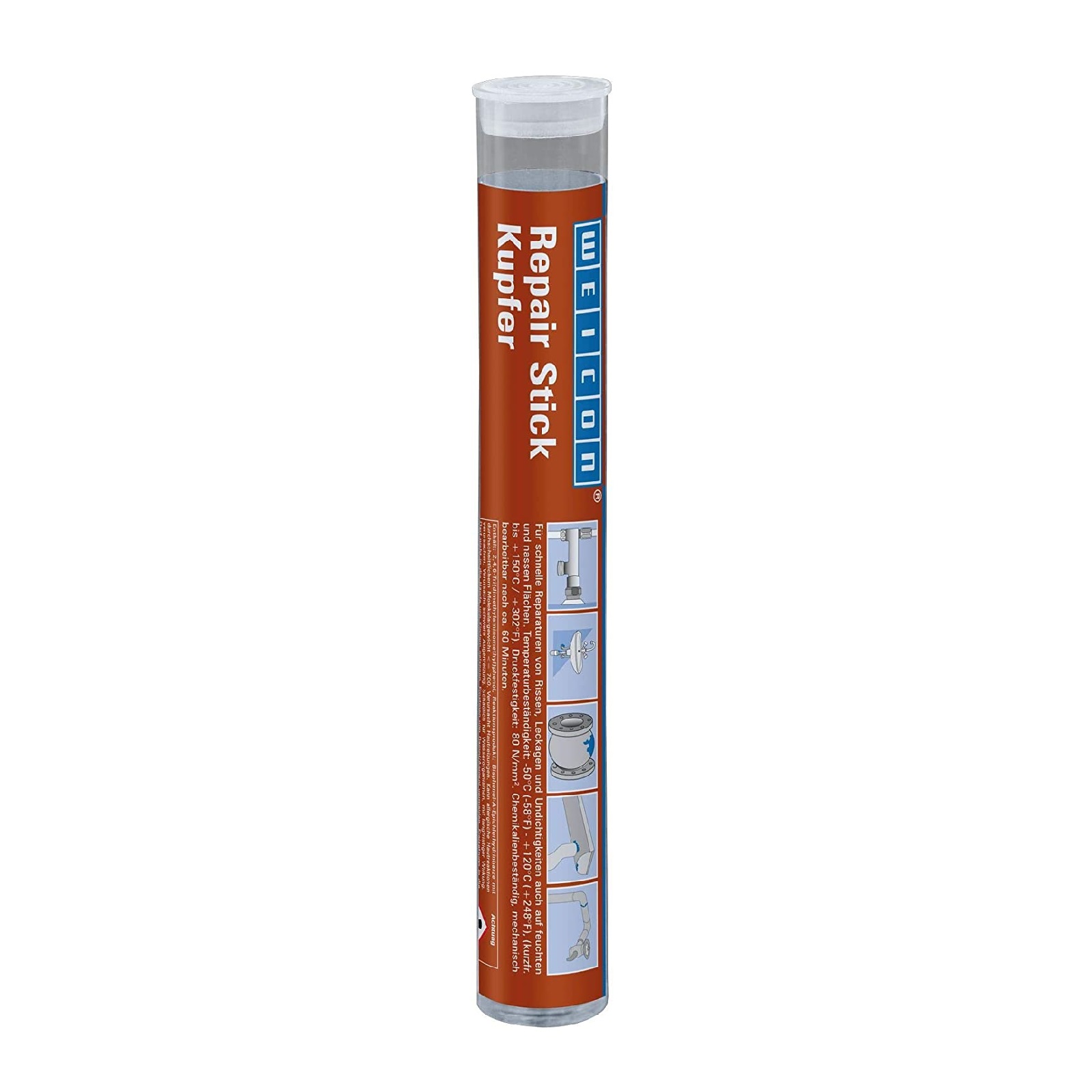 Repair Reparatur Stick Knete Epoxidharz Kupfer Trinkwasserzulassung schnellhärtend - 115 gr