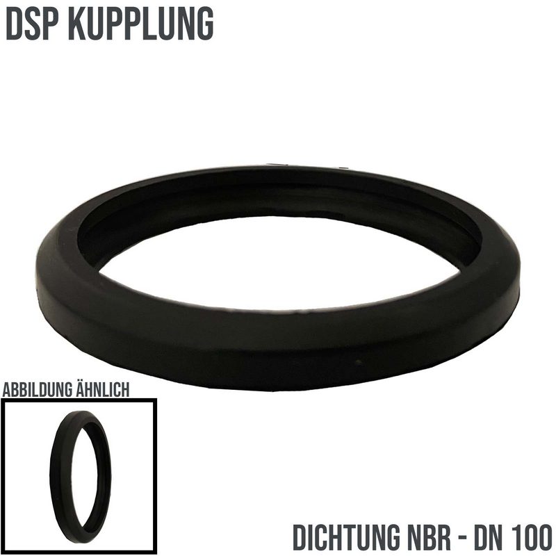 DN 100 DSP Kupplung Dichtung NBR schwarz - PN 16 bar